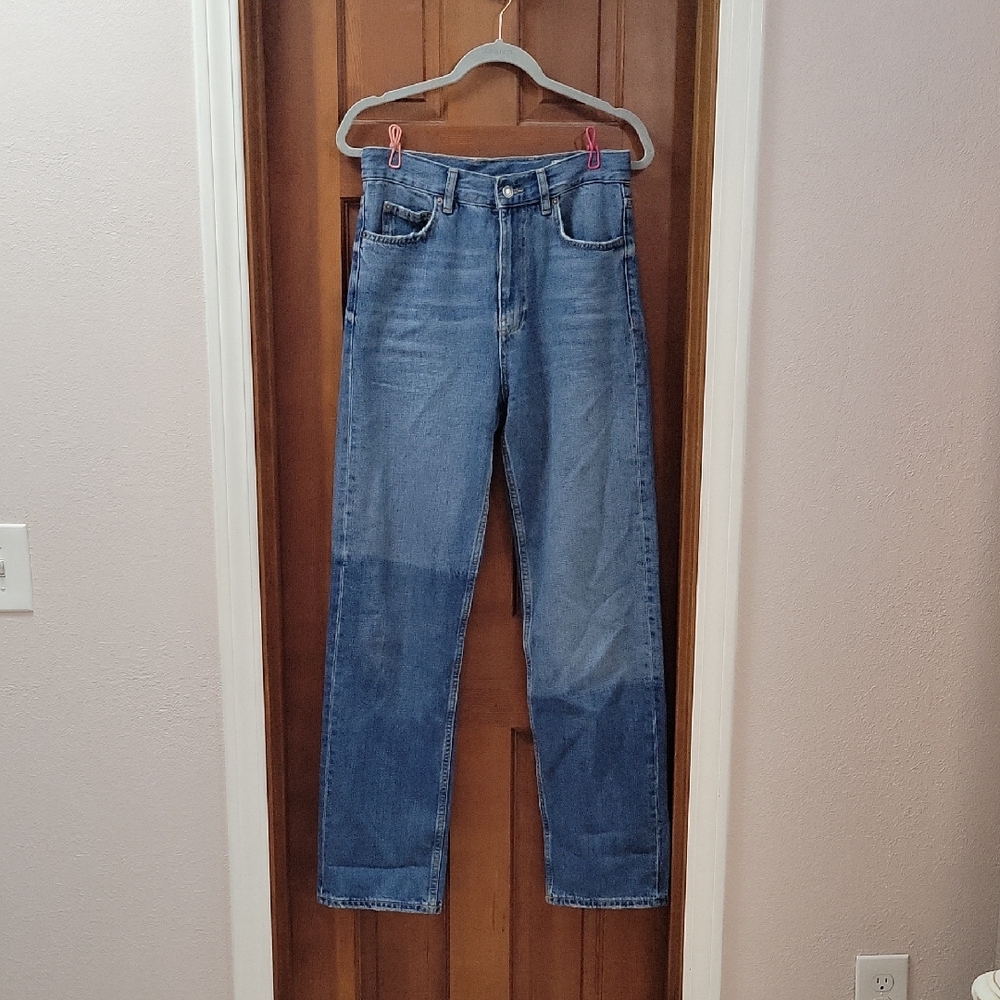 Zara Women's Straight Blue Jeans